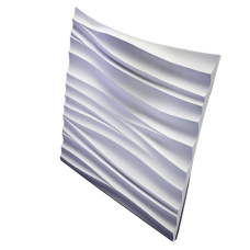 3D Дизайнерская панель из гипса SILK-2 LED WHITE 3 0.36 m2