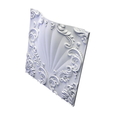 3D Дизайнерская панель из гипса VALENCIA LED WHITE 3 0.36 m2