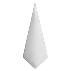 3D Дизайнерская панель из гипса FRANK PLATINUM ГЛЯНЕЦ 452x168x30 мм, 0,04 м2, 26,3 шт. в 1м2