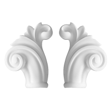 Окончания к молдингам RODECOR Барокко 05322BR (95*70*17)